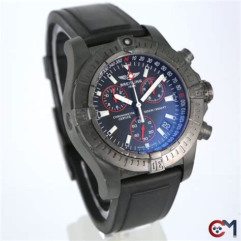 breitling avenger seawolf chrono blacksteel m73390 limited edition|Breitling seawolf limited series.